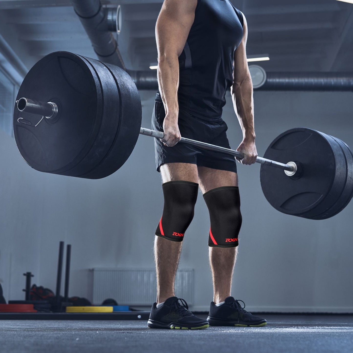 RXN Weightlifting 7MM Right Knee Sleeves
