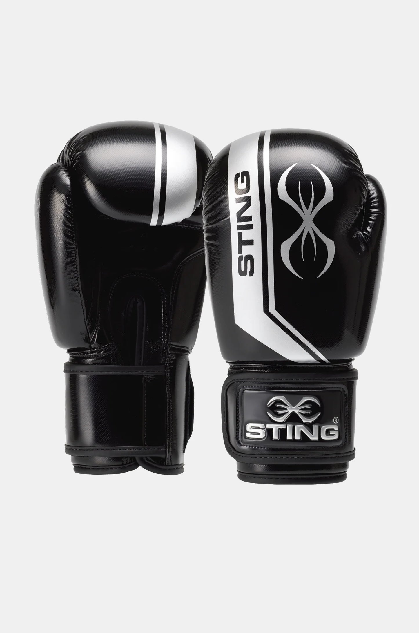STING Olympics Sponsor - Armalite Boxing Gloves | for Competition & Training [Black/Silver]
