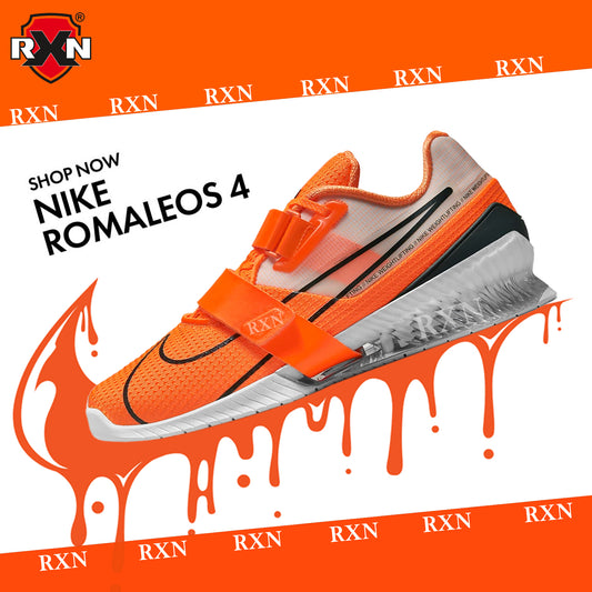 Nike Romaleos 4 Weightlifting Shoes In Orange - Unisex - RXN SPORTS